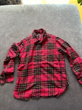 Uniqlo Kids Classic Red Plaid Flannel